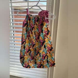 homemade disney dress size 7/8 worn on our disney cruise.